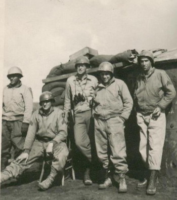Joe Risner and buddies - Anzio, Italy 1944